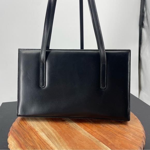 mona beograd black vegan leather tote bag - Picture 5 of 10